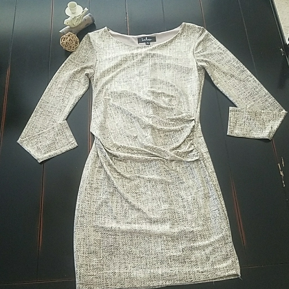 Lulus "Luxe of my Life" long sleeve bodycon dress
